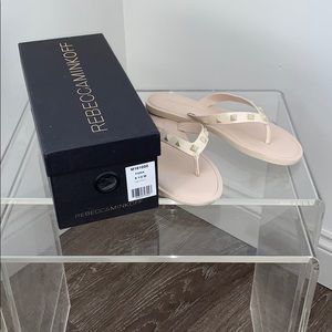 Rebecca Minkoff Fiona thong toe sandal stud detail
